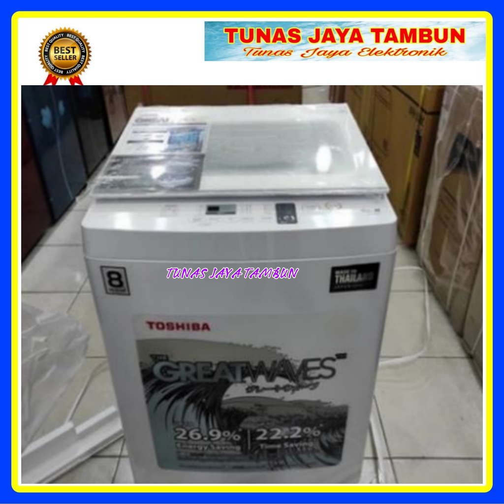 MESIN CUCI TOSHIBA AWJ 1000 FN / MESIN CUCI TOSHIBA 1 TABUNG 9KG / TOSHIBA AW-J 1000FN (WW) 9 KG