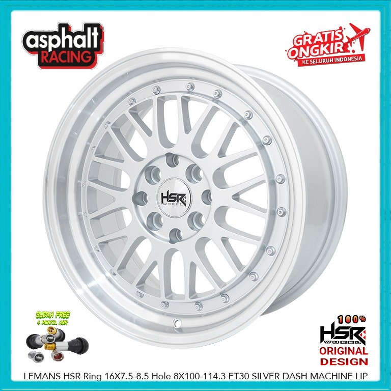 Velg Mobil Celong Ring 16 BBS Lebar 7,5/8,5 Untuk Yaris Jazz Vios Swift Mazda2 Avanz R16 Hsr Lemans