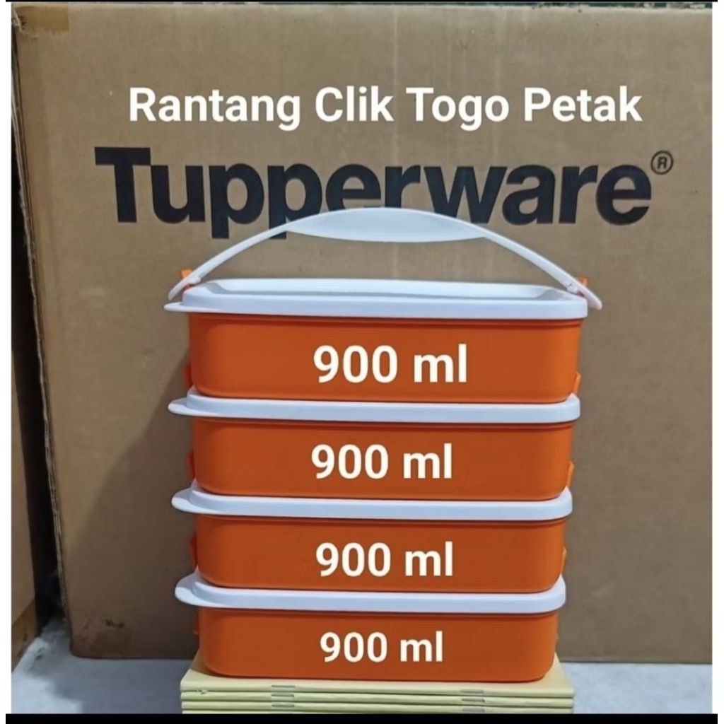 rantang CTG wrna orange, tosca dan pink tupperware