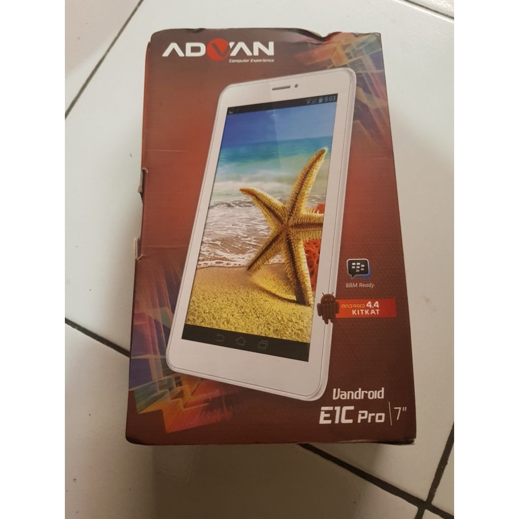 dus box tablet Advan Vandroid E1C pro ORI