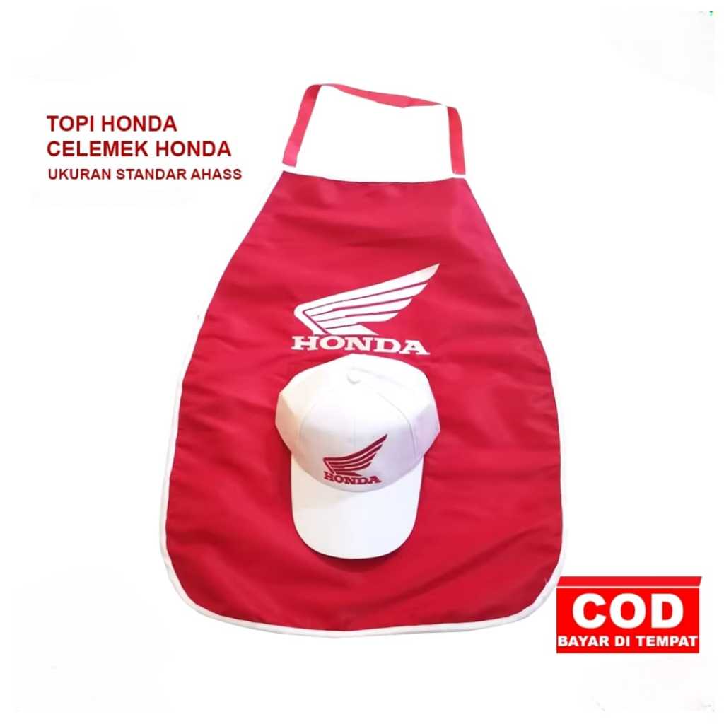 Topi Celemek HONDA Mekanik Ahass / Celemek Honda / Topi Honda Termurah