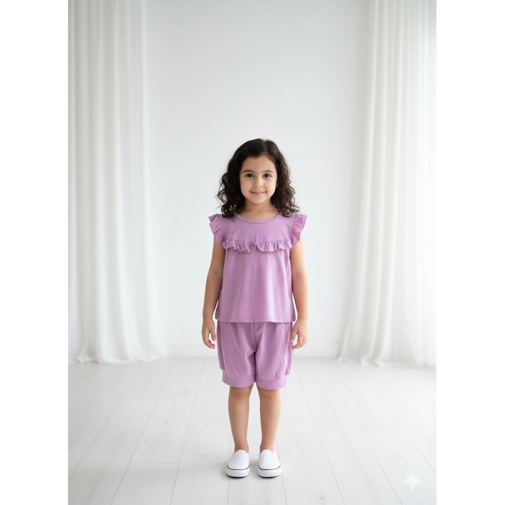 Setelan Anak Aleena / Setelan Anak / Daily Outfit Anak / Baju Anak / Baju Harian Anak / Baju Anak Mu