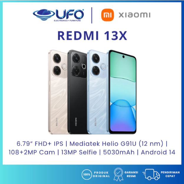 HP XIAOMI Redmi 13X RAM8/128GB | RAM8/256GB BARU