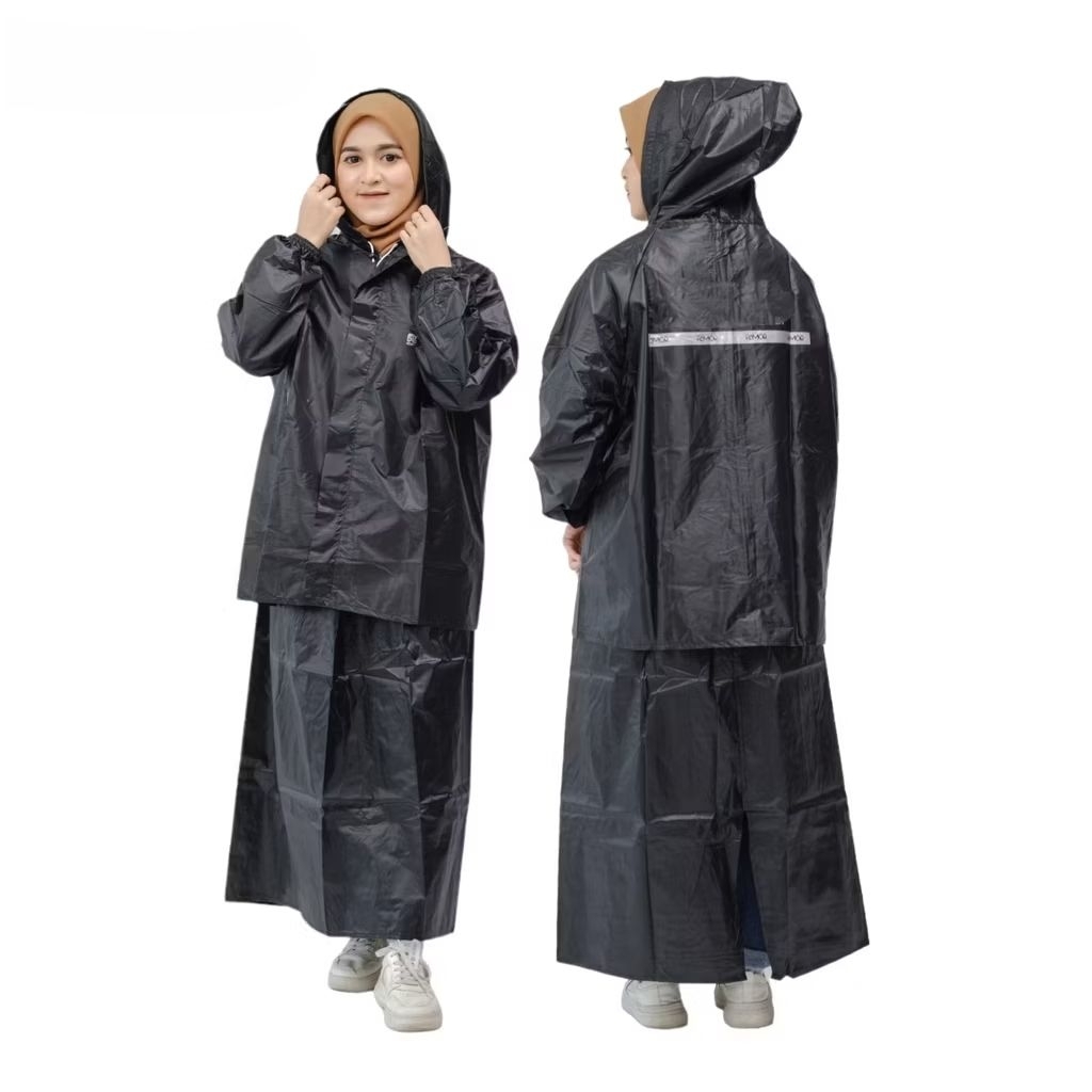 Mantel Jas hujan Parasut Model Rok Jas Hujan Rok Wanita Premium Distro