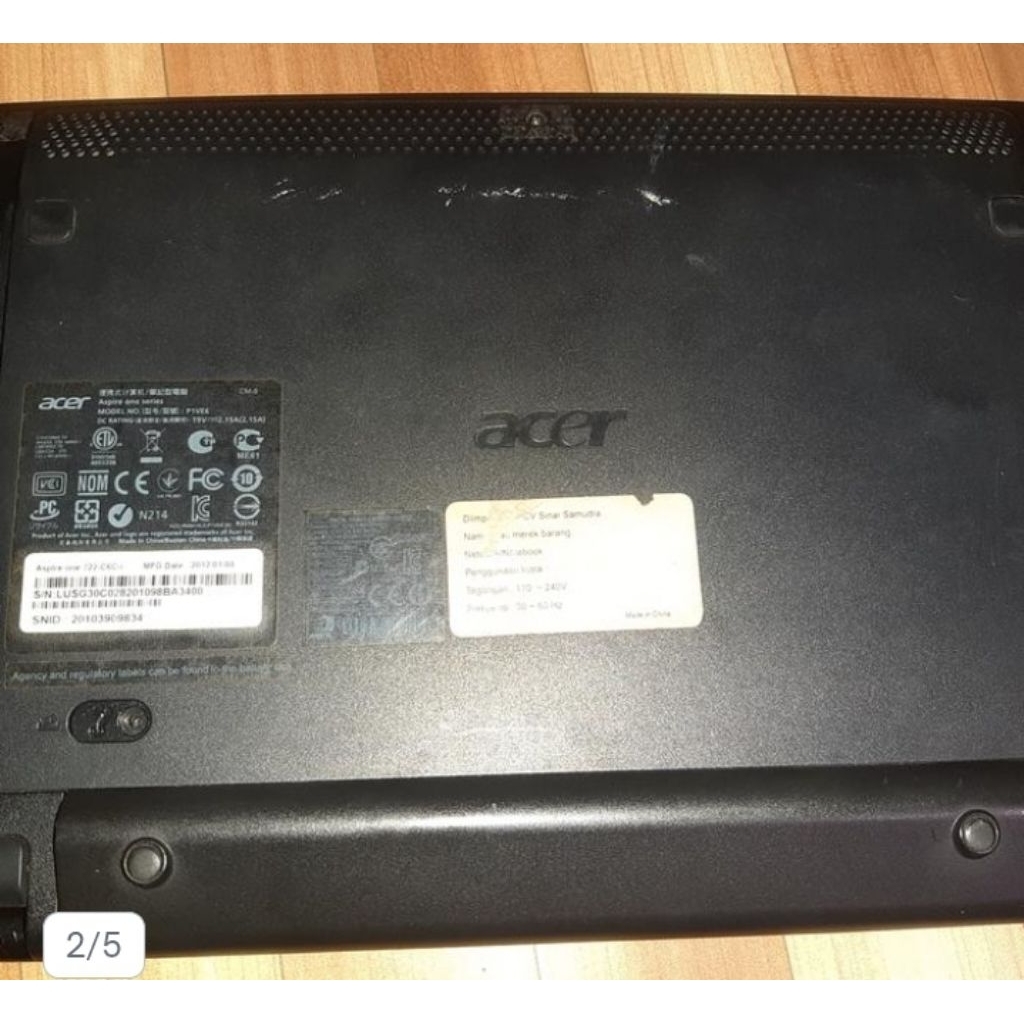 casing acer aspire one 722