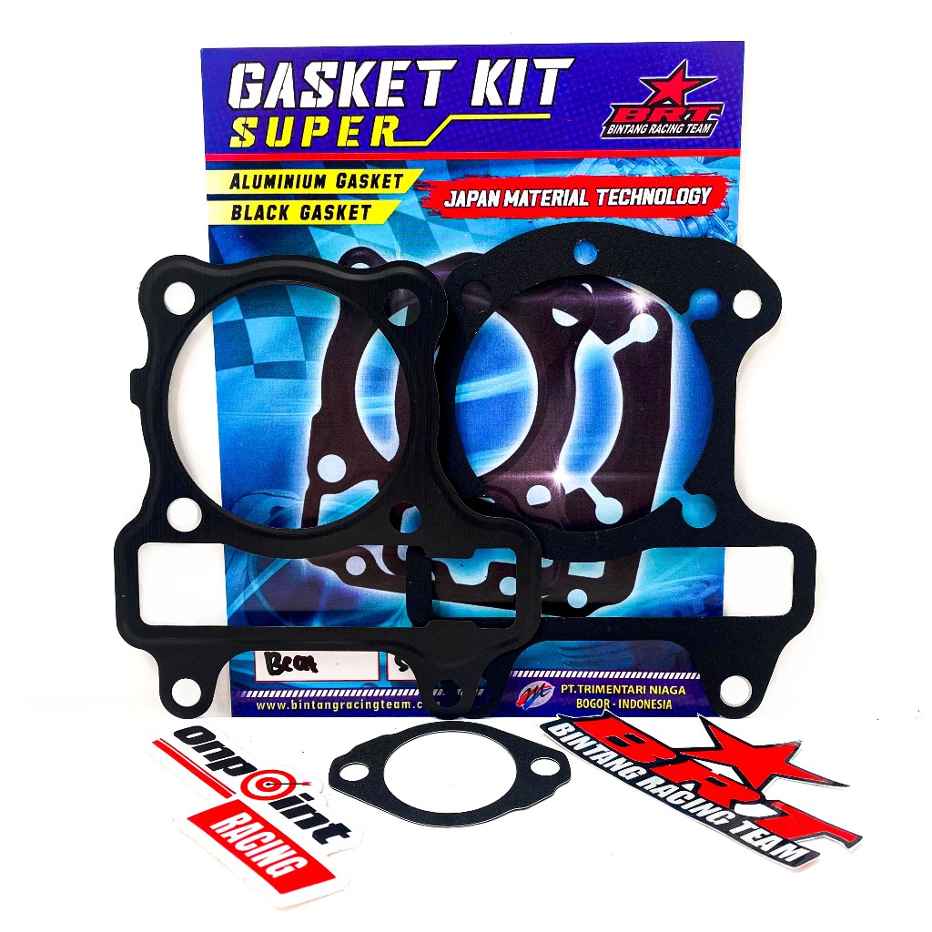 GASKET PAKING BLOK & HEAD BRT BEAT KARBU SCOOPY KARBU SPACY KARBU 54.50 100% ORIGINAL BRT