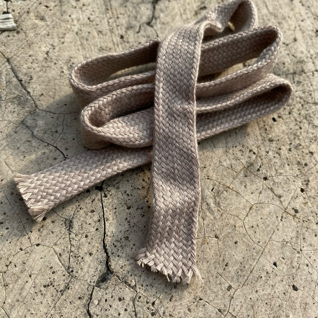 tali celana tanpa ujung/tali jogger pipih gepeng lebar/tali hoodie dan jumper lebar 1,5 cm