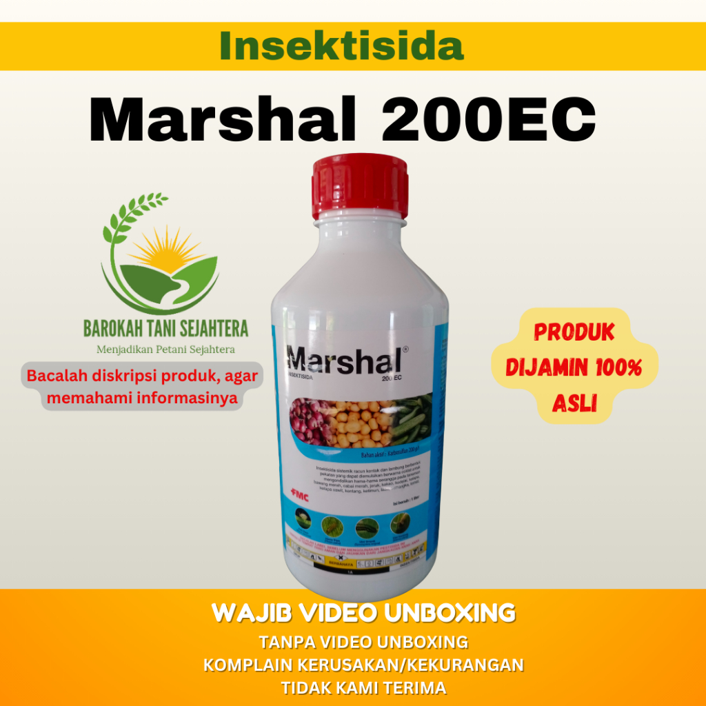 MARSHAL 200 EC 500 ML INSEKTISIDA AKARISIDA / AKARISIDA SYSTEMIK Paling Ampuh