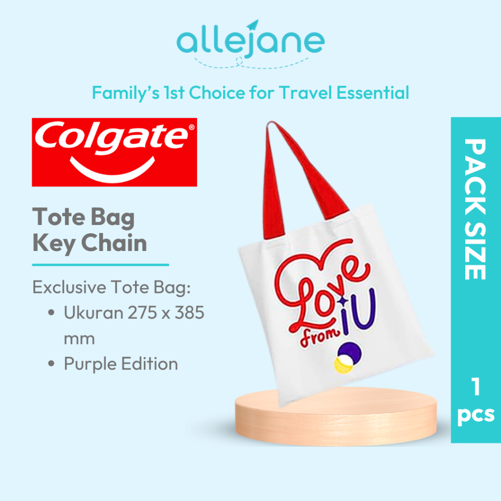 [Merchandise] Colgate x IU - Tote Bag Colgate Purple
