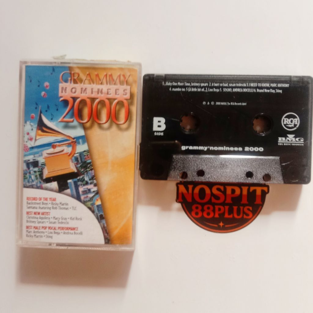 Kaset Pita Grammy Nominees 2000 (Ori Lisensi Indonesia BMG/RCA)