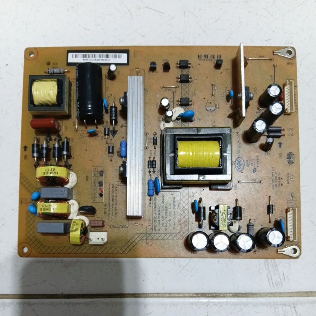 PSU tv power supply R HS100D 1MF51 changhong copotan belum pernah diservis bekas seken hidup normal