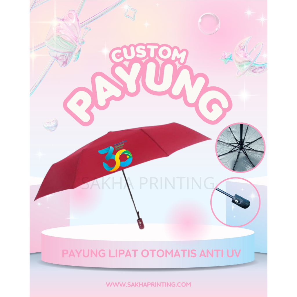 payung custom/ payung custom logo/payung lipat custom/payung promosi/payung souvenir/payung lipat pr