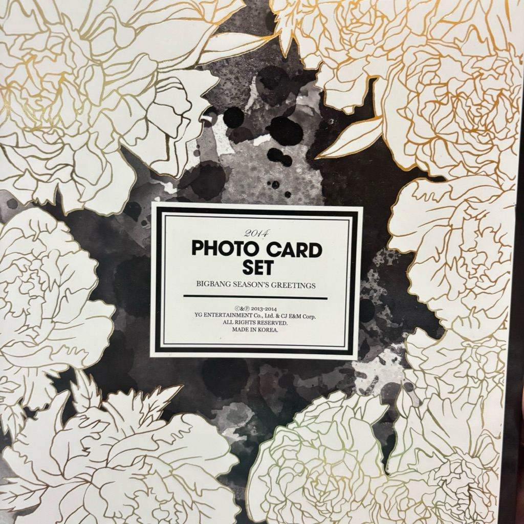 BIGBANG OFFICIAL SEASON’S GREETINGS 2014 PHOTOCARD SET