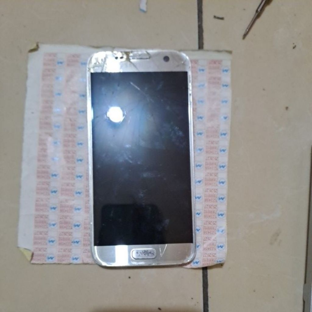 unit samsung s7 plat hidup minus lcd.
