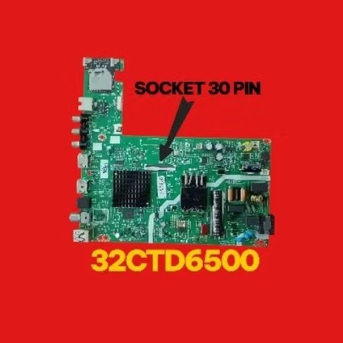 MB - MOBO - MAINBOARD TV COOCAA 32CTD6500 - SMART TV - COOCAA 32CTD6500 ORIGINAL
