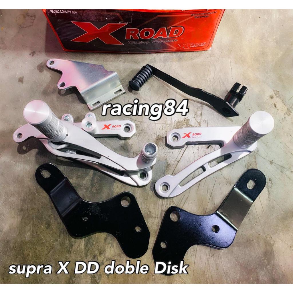 Footstep Underbon Xroad New Supra X 125 Double Disk DD /Fi/Injeksi/Helm In Foot Step Underbond/Under
