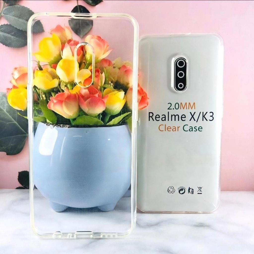 Case Bening Realme X / Oppo K3 / RMX1901 / RMX1903 / CPH1955 / PCGM00  Casing Atau Kondom Softcase B