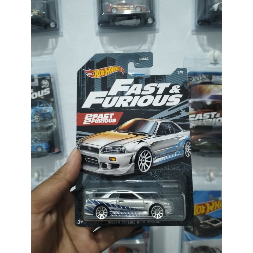 Hotwheels Fast n Furious Nissan SkylineR34
