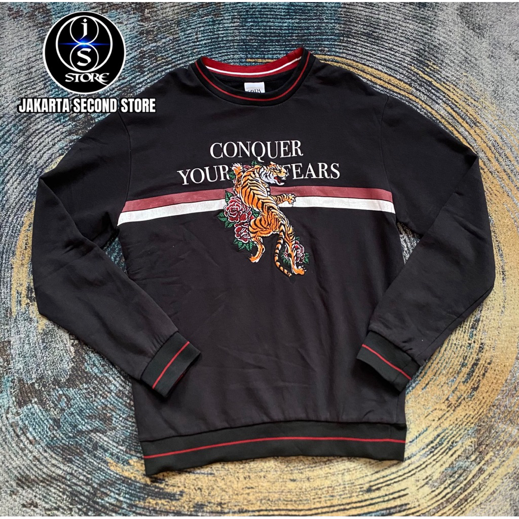Crewneck Tiger Zara Man