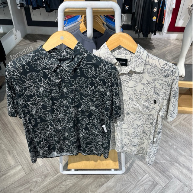 Kemeja 3Second Full Print Rayon 2 Warna Reguler Fit