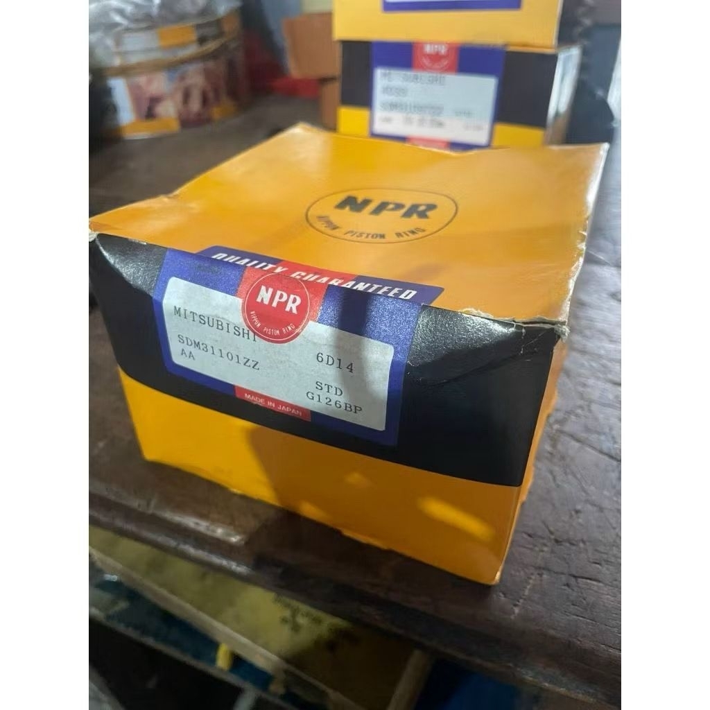 Ring Piston NPR Mitsubishi Fuso 6D14 Kemasan Lama SDM31101ZZ
