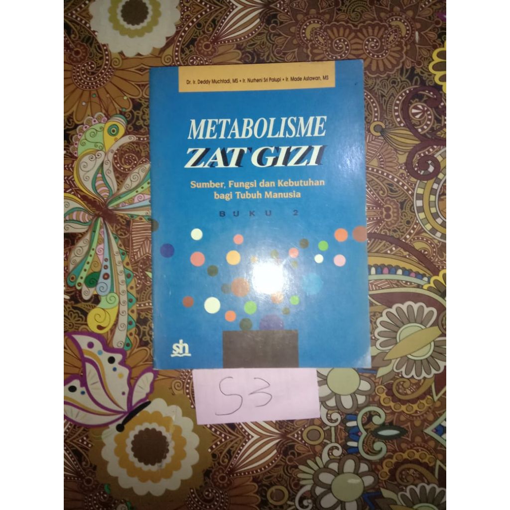 Buku Metabolisme Zat Gizi