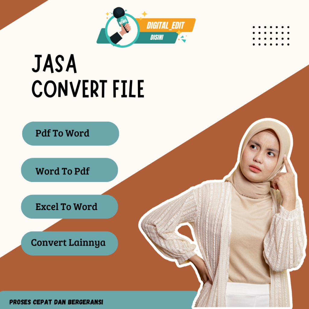 Jasa Convert File, PDF To Word Dan Convert Lainnya