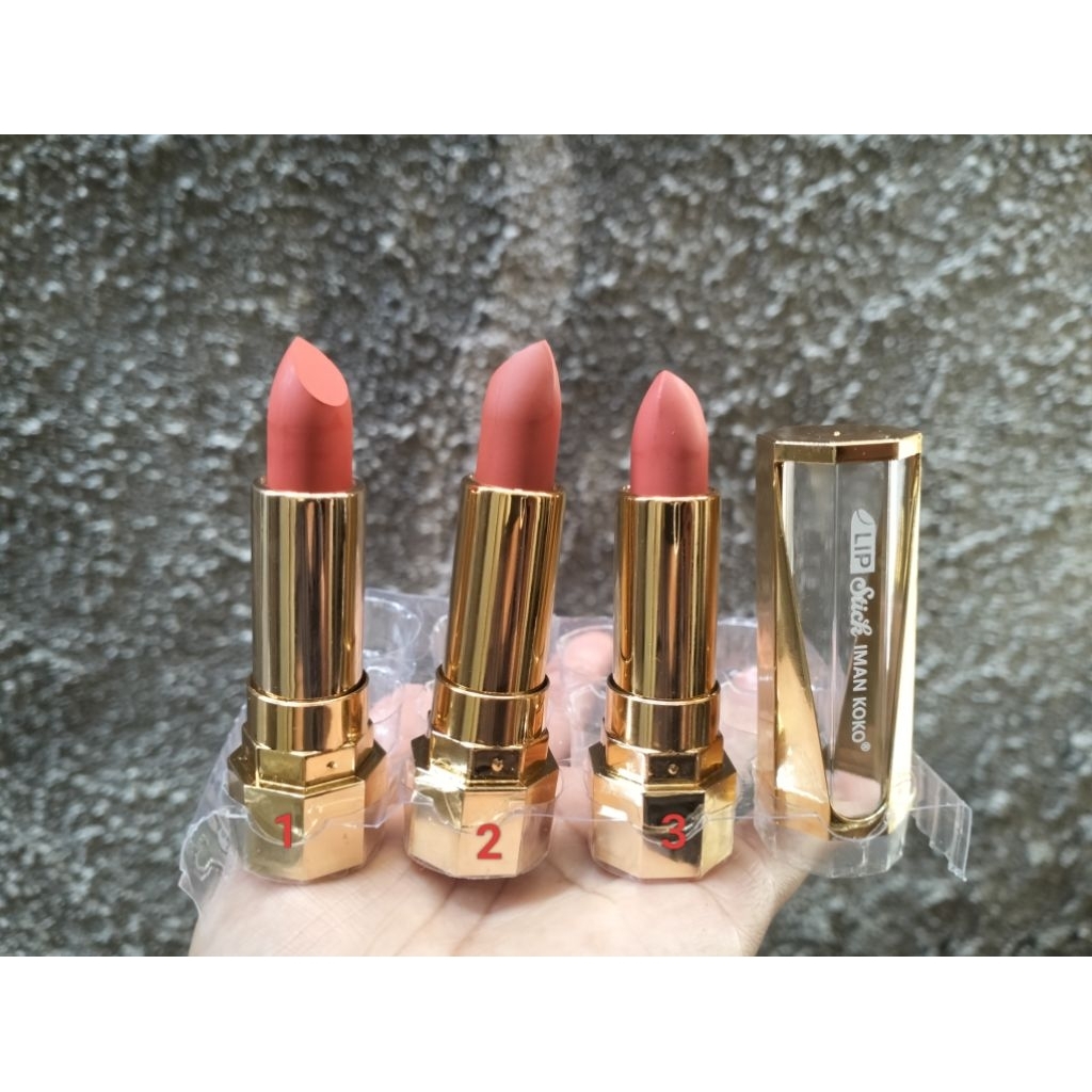 lipstik iman koko reques warna di note kalau habis dikirim rNdom