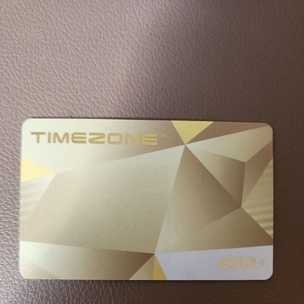 kartu gold timezone isi/kosong