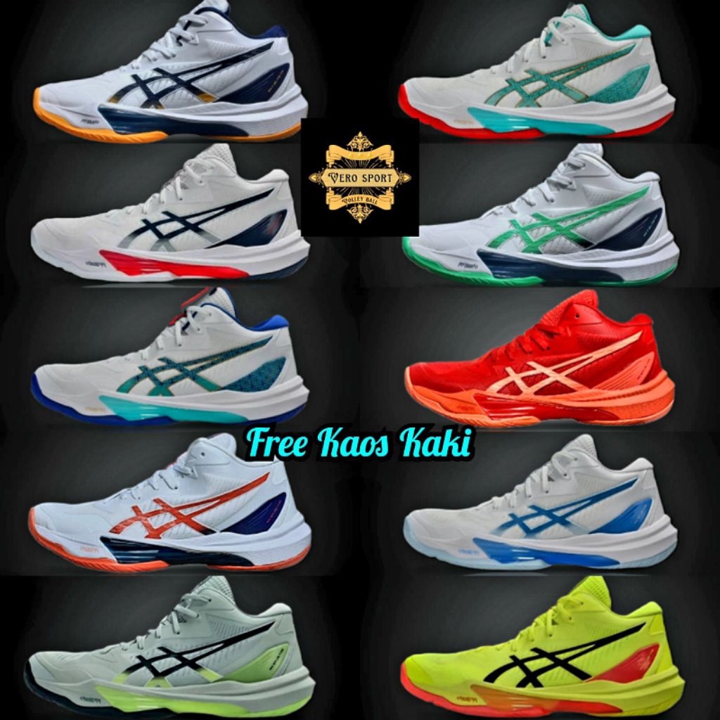 Sepatu voli pria SKY ELTE FF3 MID SUPER PREMIUM sepatu voli sky elite ff