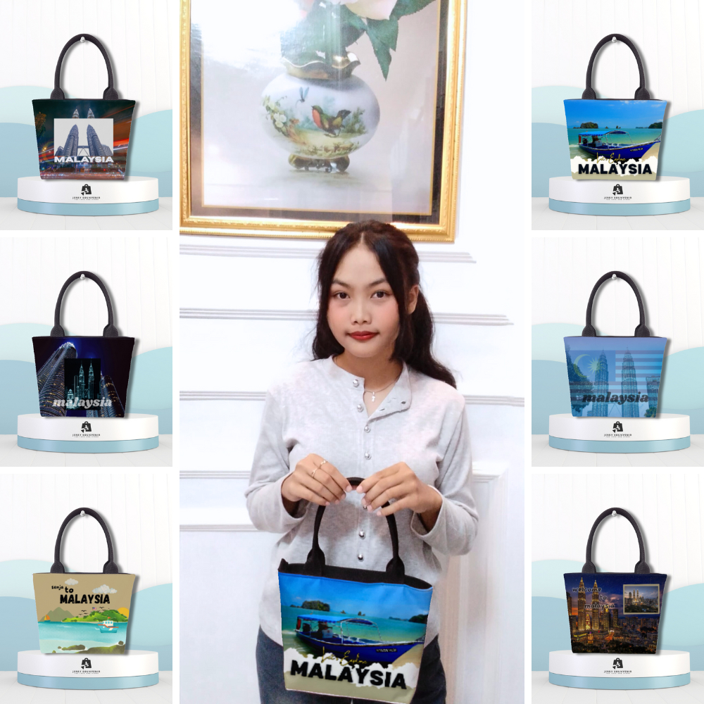 Tas Wanita Mini Top Handle Bag - Souvenir Malaysia