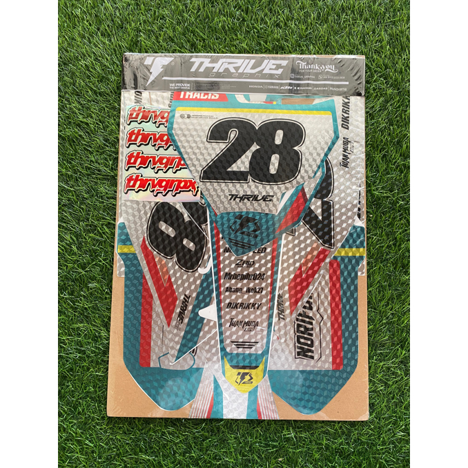 DECAL CUSTOM KTM 250 CHROME DOFF PRIZM TRAIL/SUPERMOTO FULL BODY BEBAS REQUEST