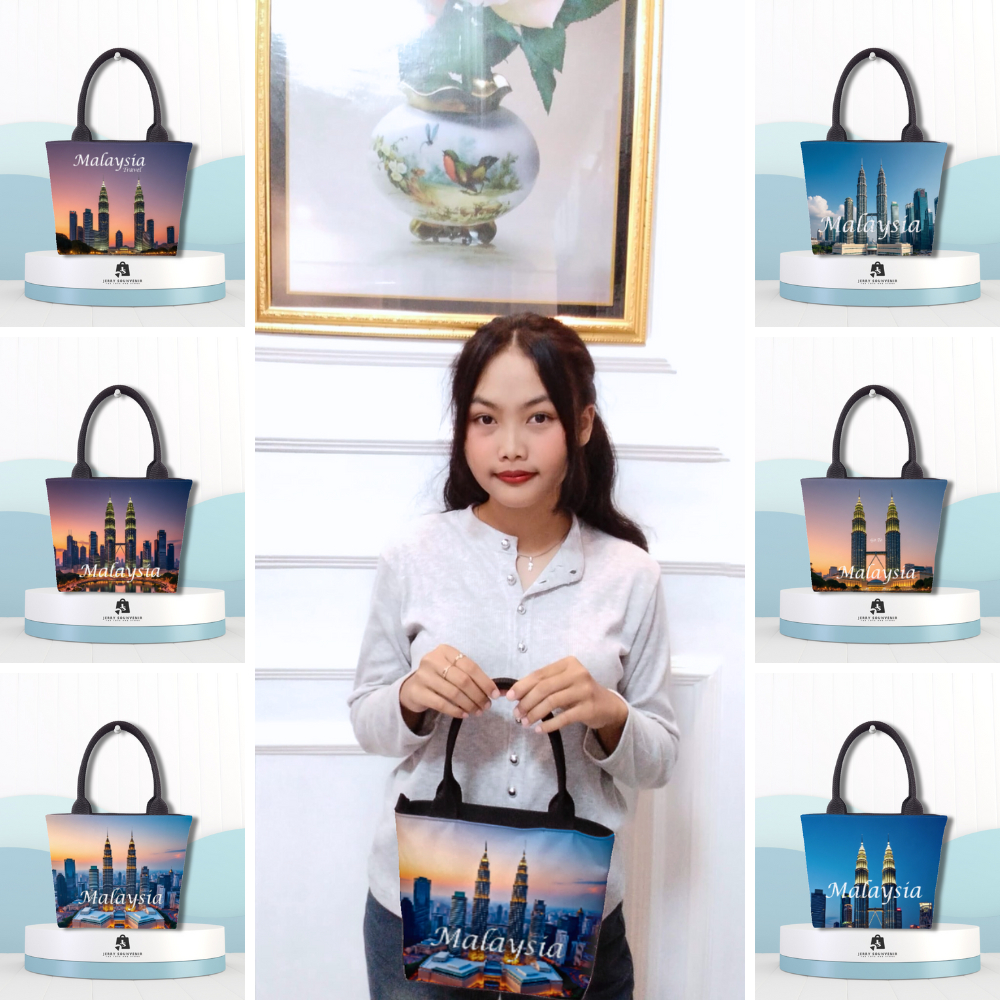 Tas Wanita Mini Top Handle Bag - Souvenir Malaysia