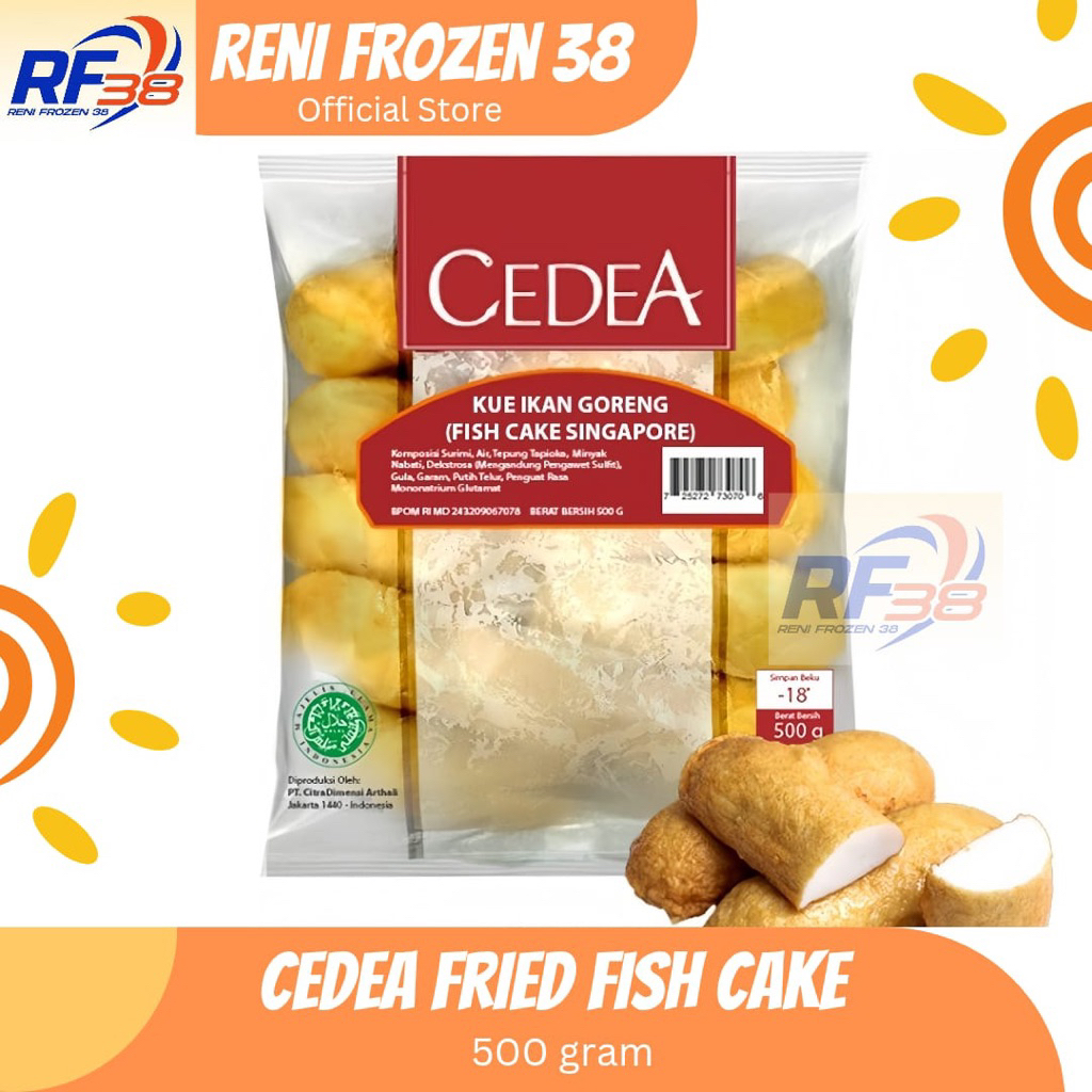 Cedea Fried Fish Cake 500gr / Frozen Food / Reni frozen 38