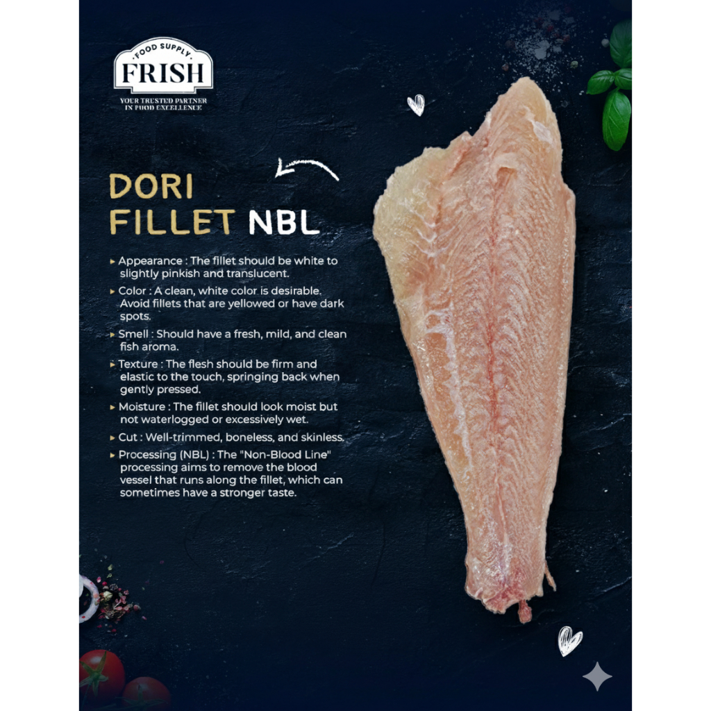 Dori Fillet BL & NBL / Ikan Patin Fillet 1 kg – Fresh Frozen Fish Siap Masak