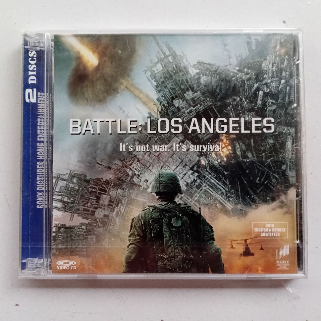VCD Battle: Los Angeles (2011) 2 Disc Original Sony Pictures Import Singapore VideoCD Segel Nos