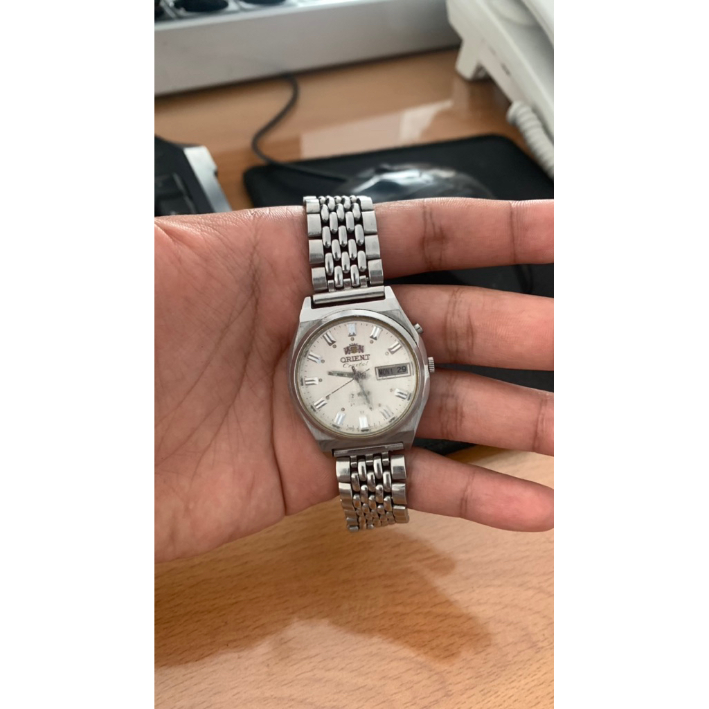 Jam Tangan ORIENT CRYSTAL TRIPLE STAR