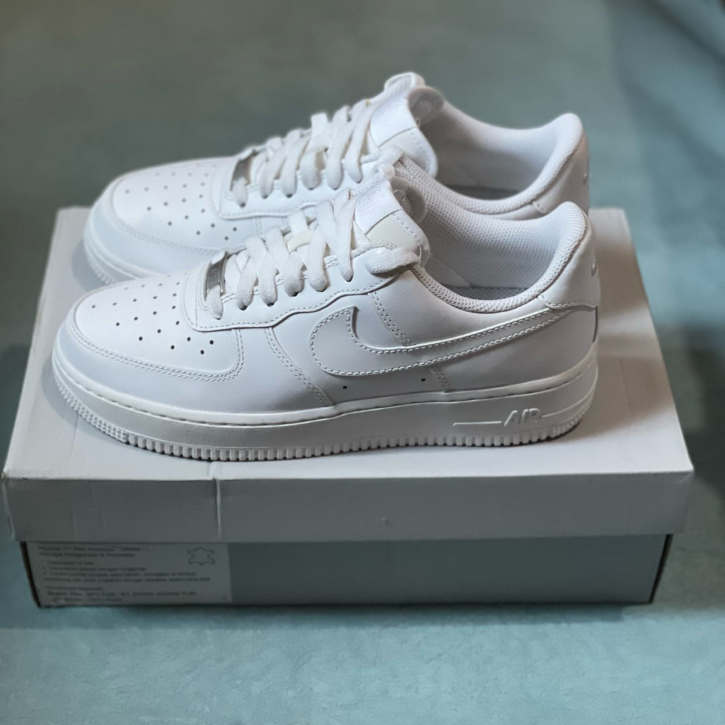 Sepatu Nike Air Force 1 Triple White Original