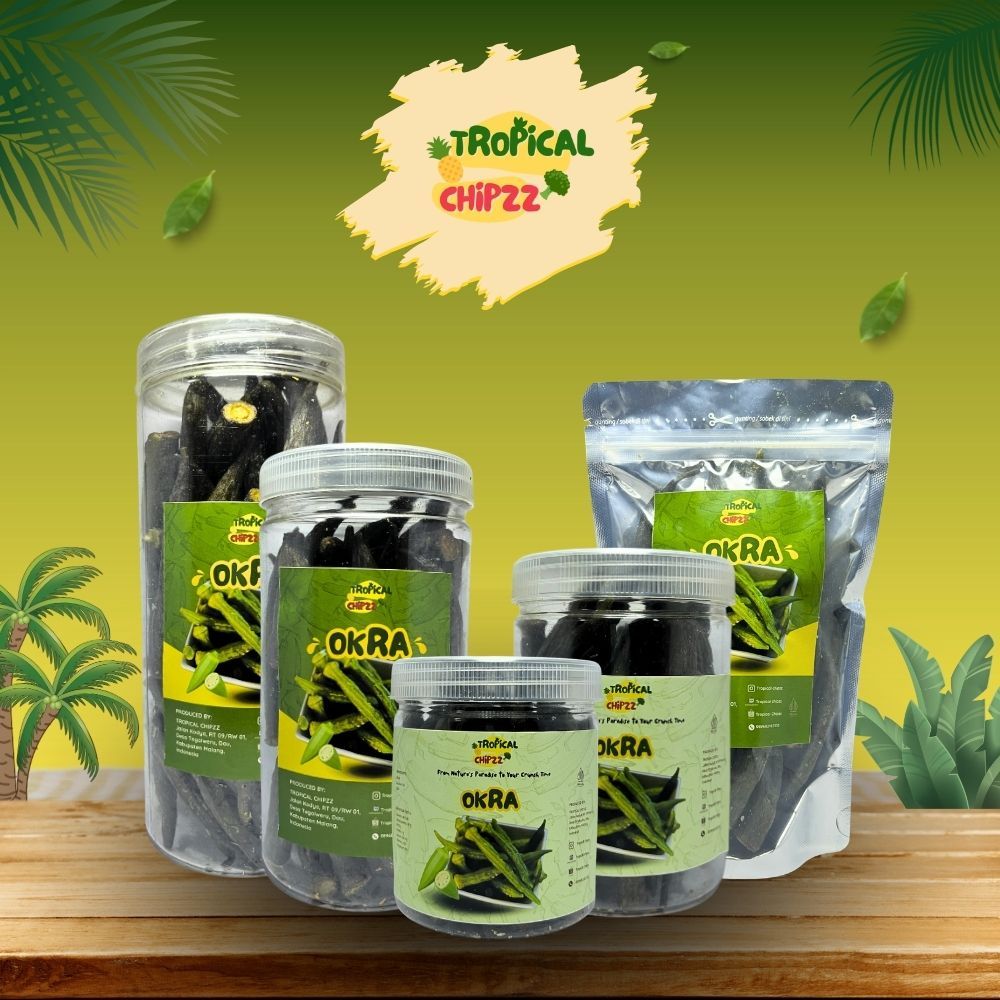 KERIPIK OKRA / OKRA / Keripik Kering Buah Sayur