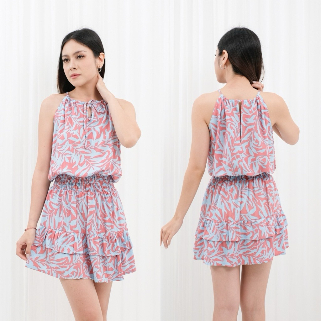 dress pantai mini dress dress wanita rayon outfit pantai preloved