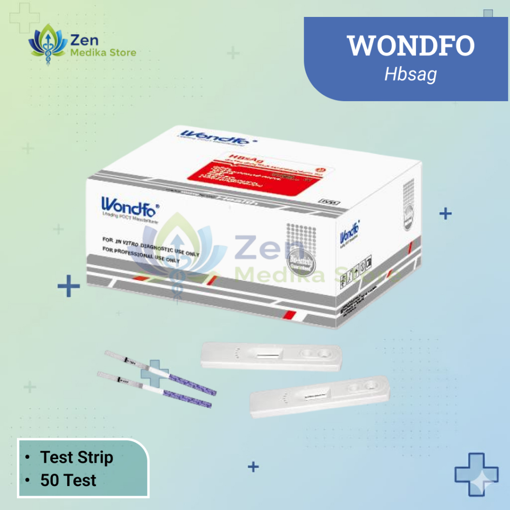 HBsAg STRIP TEST (50 TEST) | RAPID TEST WONDFO