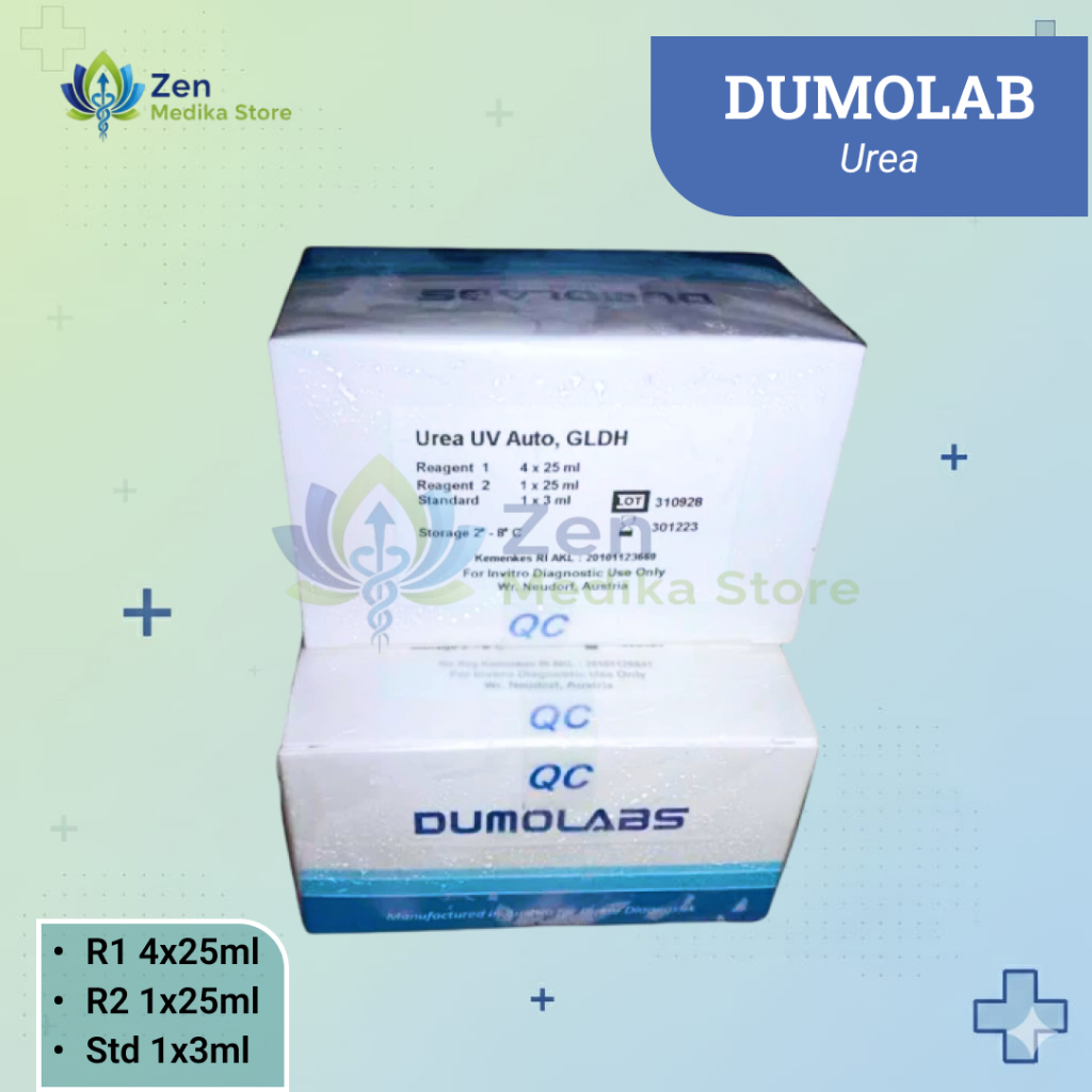 REAGEN UREA UV AUTO, Urease/GLDH R1 4x25ml + R2 1x25ml | DUMOLAB