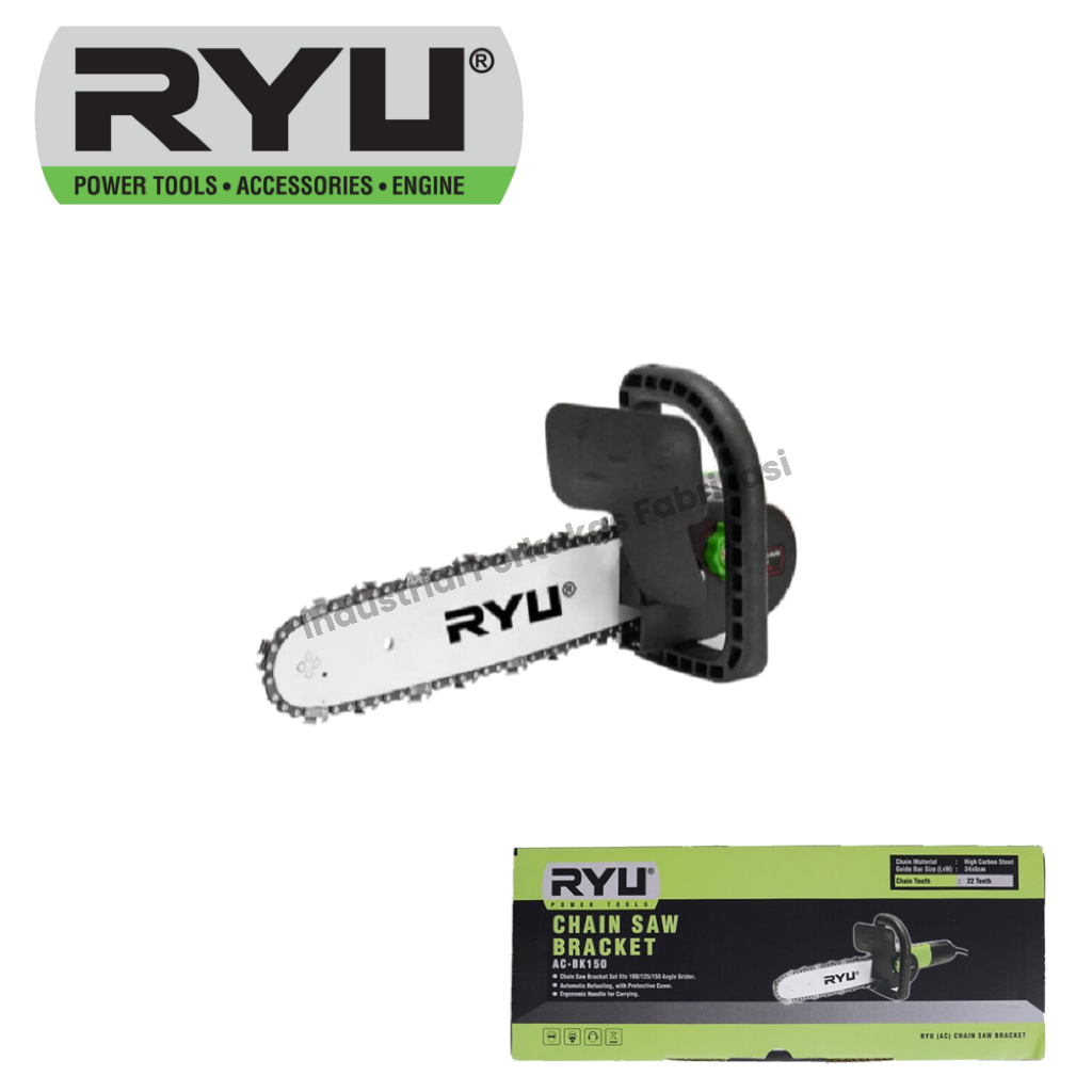 ChainSaw Bar RYU Converter Gerinda Tangan Senso Bracket Gergaji Pohon