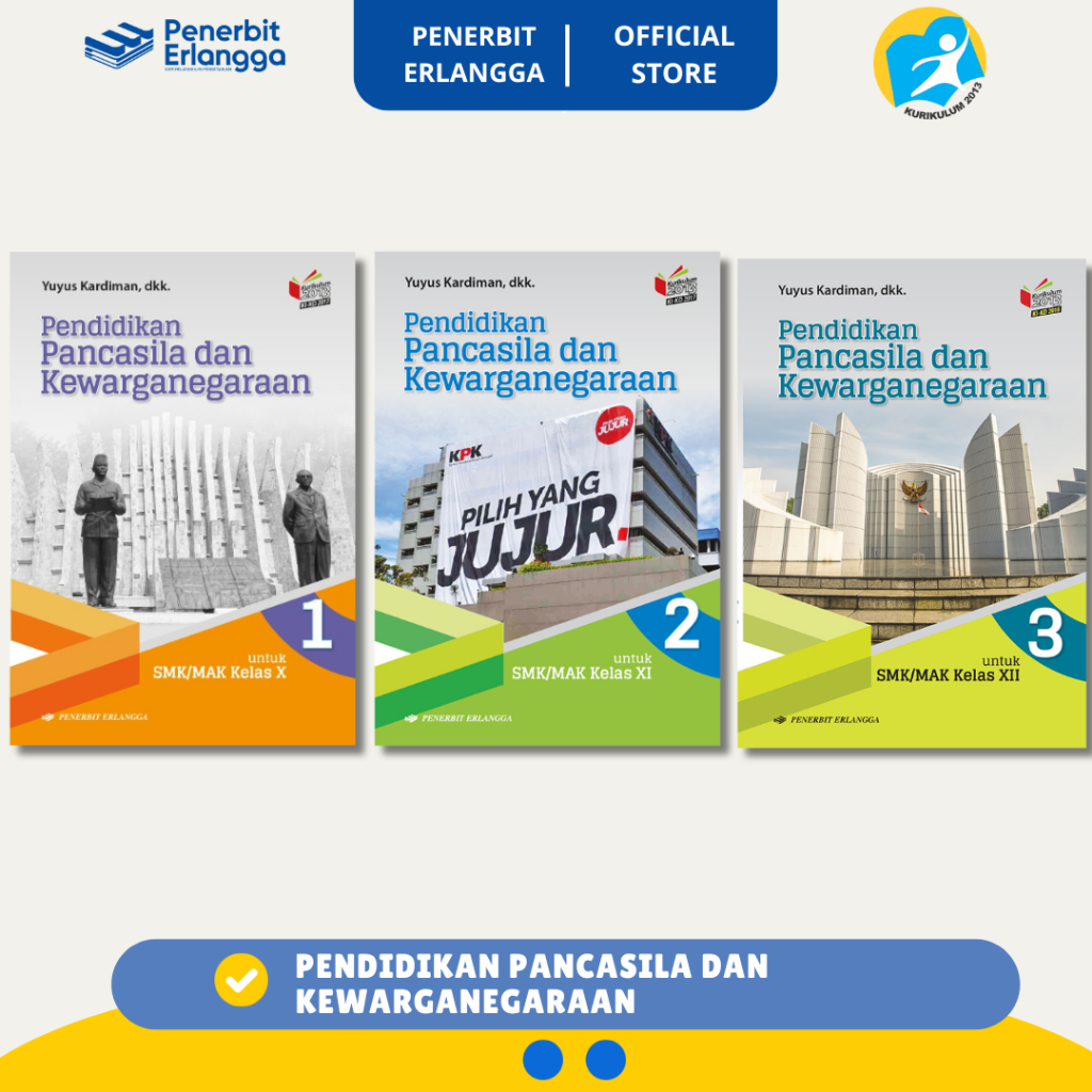 [Erlangga Official] Ppkn Smk/Mak Kelas 10 11 12 KD17