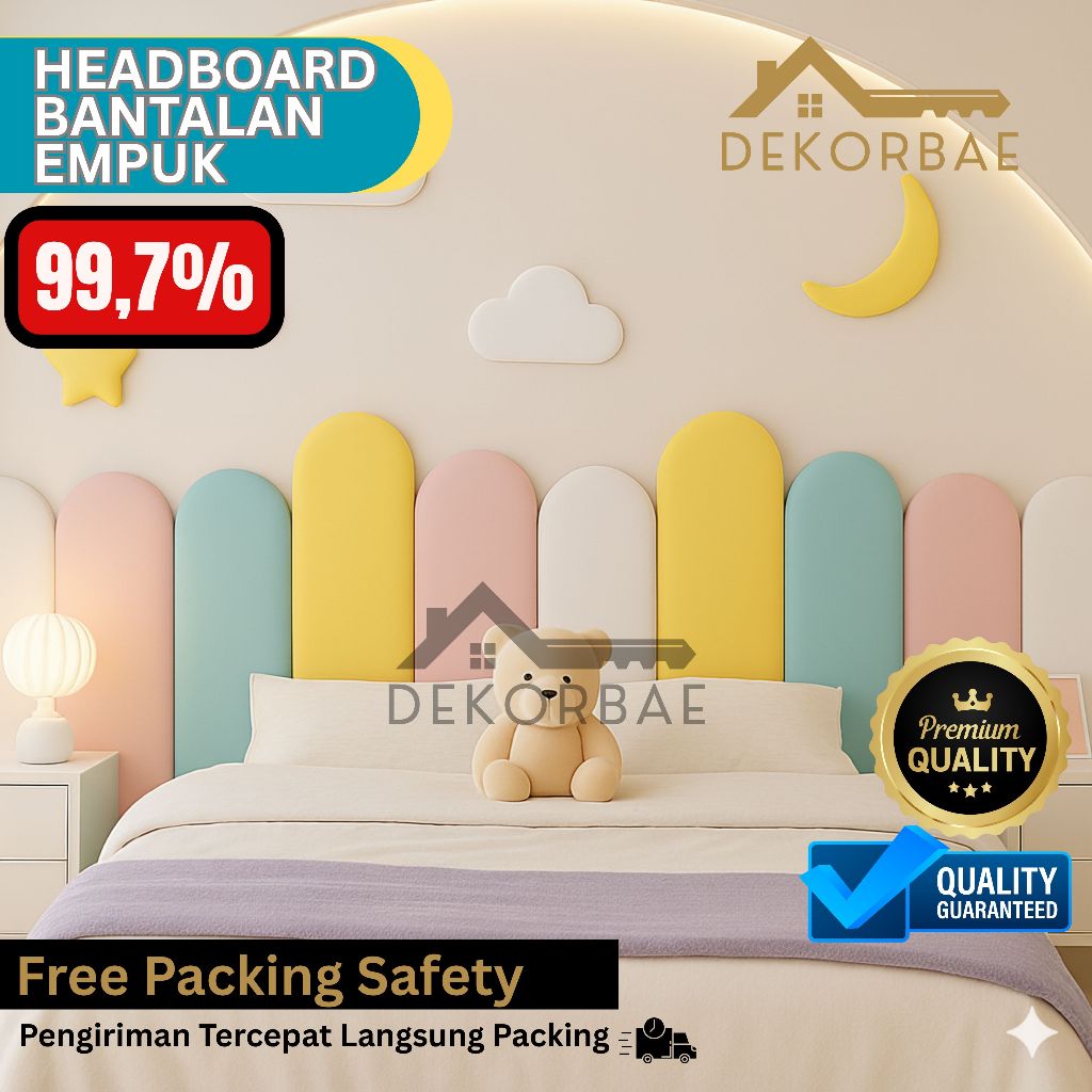 Headboard Kasur OSCAR Premium Wallpanel 3D / Hiasan Kamar / Dekorasi Dinding / Sandaran Kasur Anak