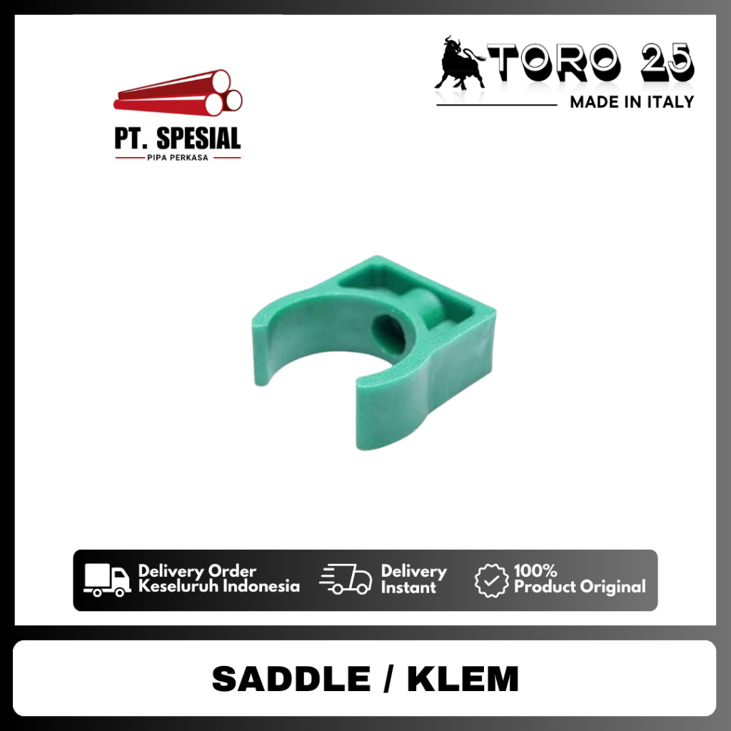 Klem PPR Toro / Clamp PPR Toro / Saddle Toro  - 12