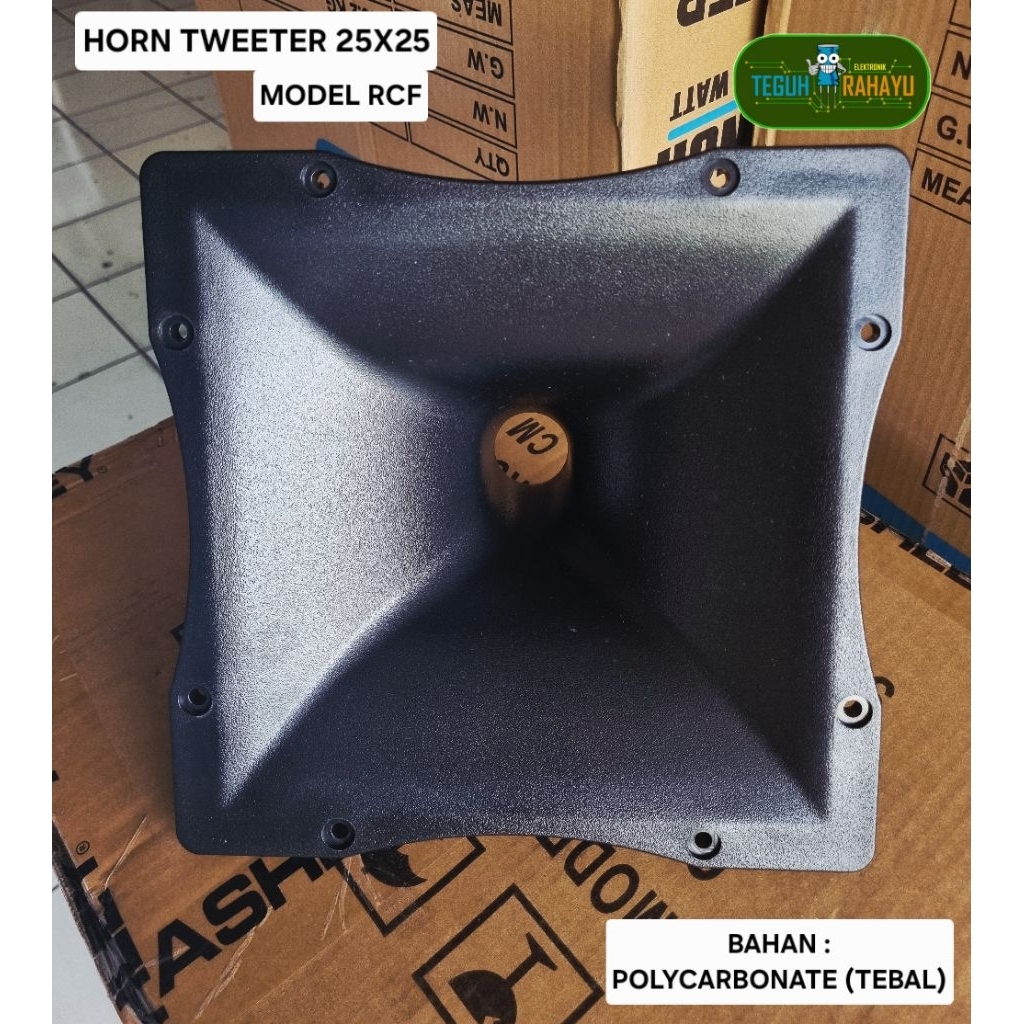 CORONG / HORN TWEETER 25X25 MODEL RCF RC250 POLYCARBONATE
