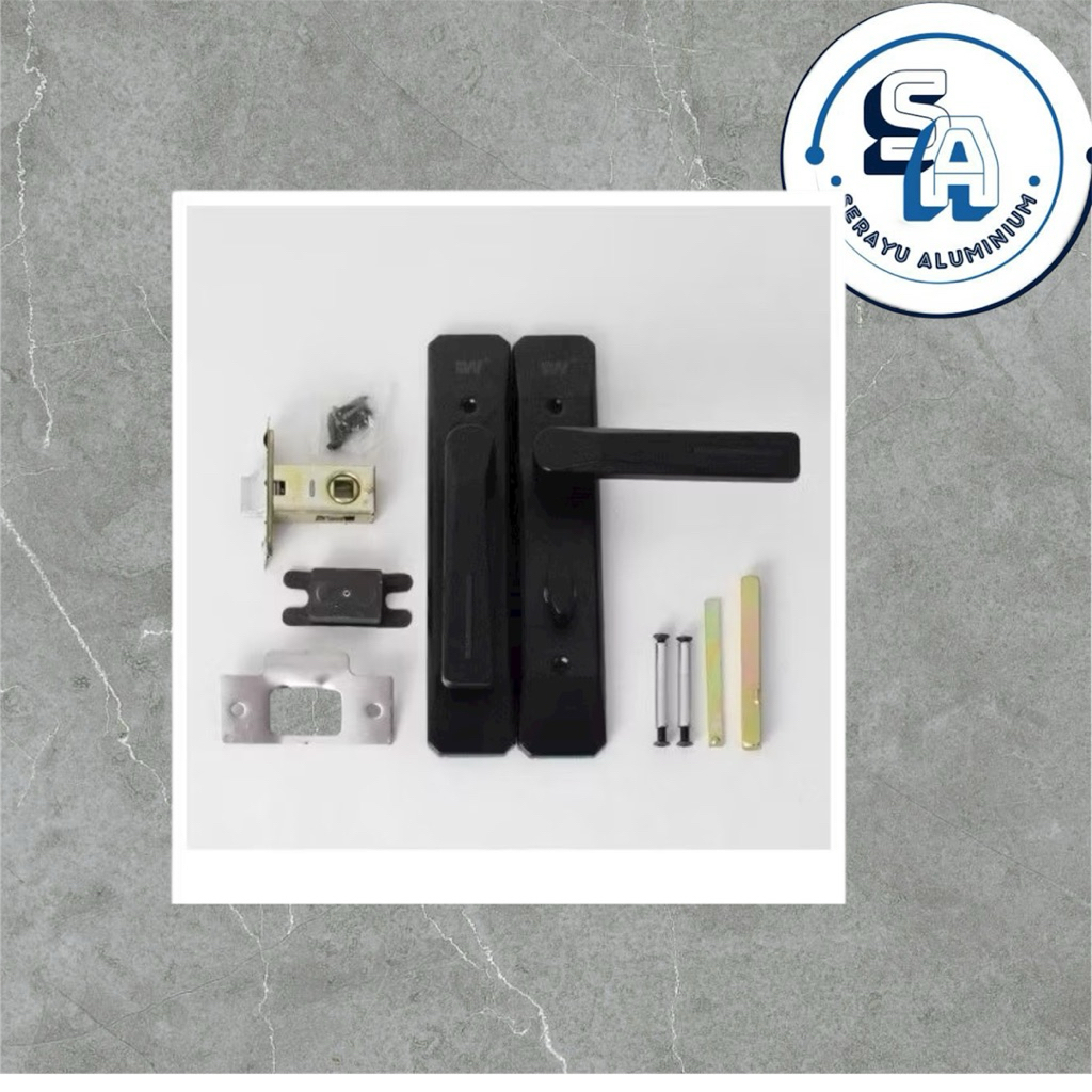 Handle Gagang Kunci Pintu Kamar Mandi Besi glatino