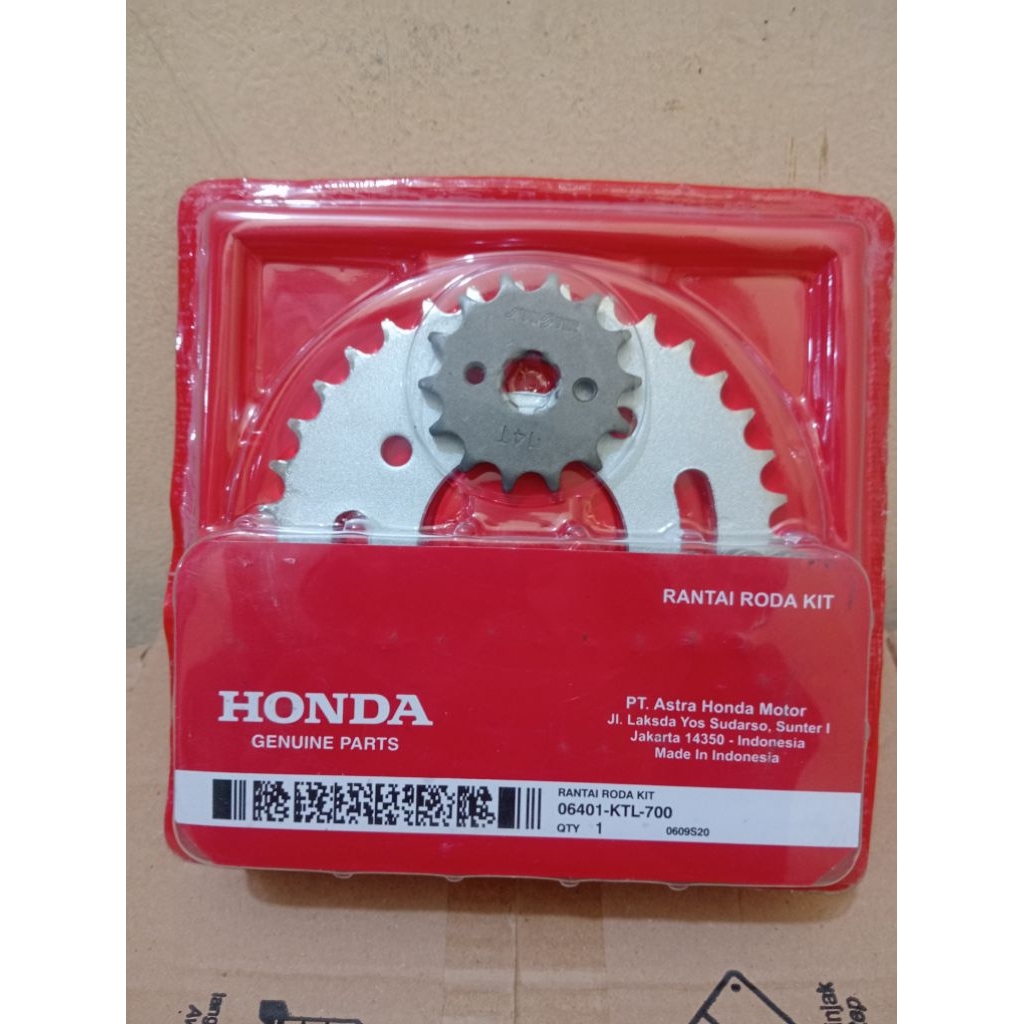 Gear Set untuk motor Supra Fit New KTL