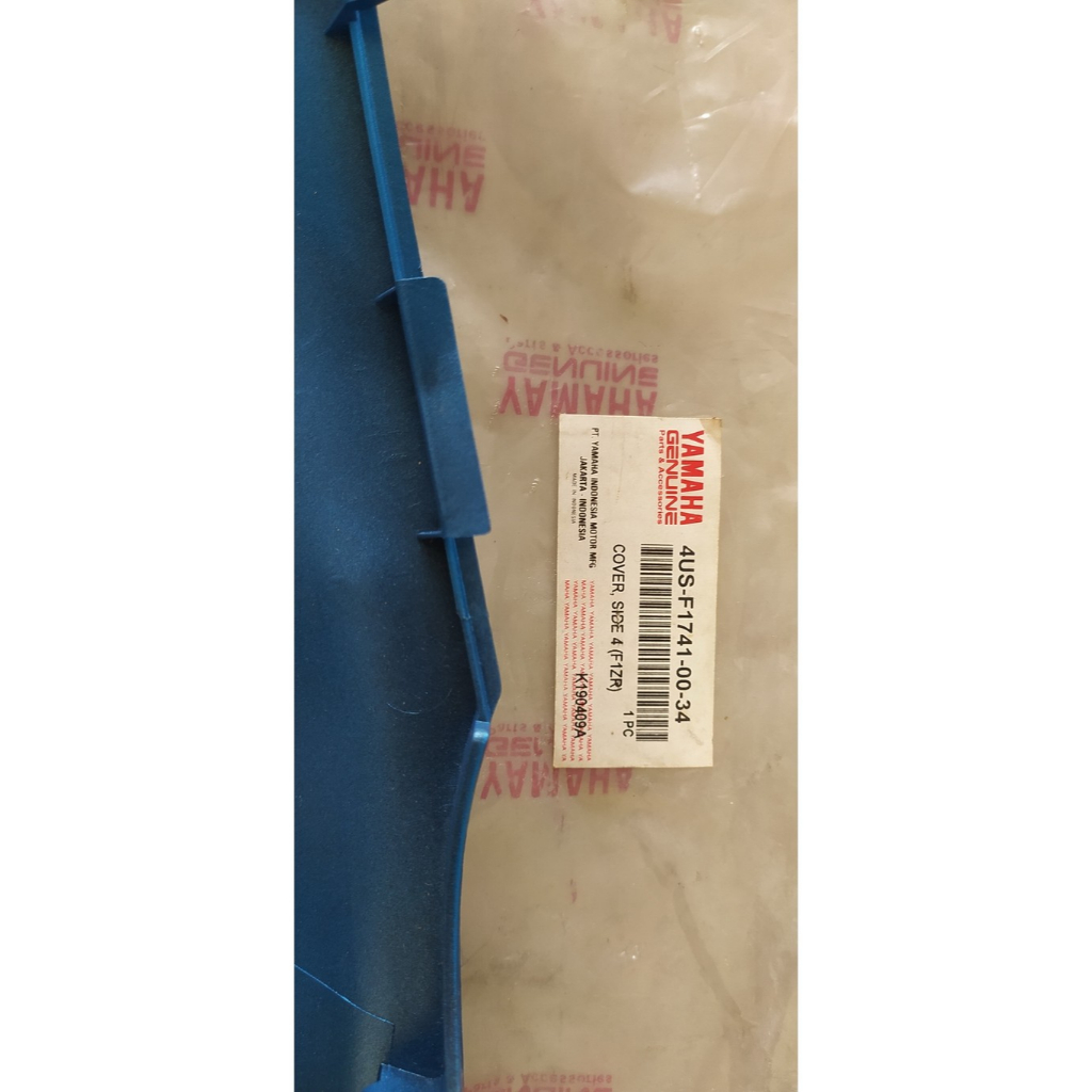 Cover Body Samping Yamaha Fizr Original warna Biru